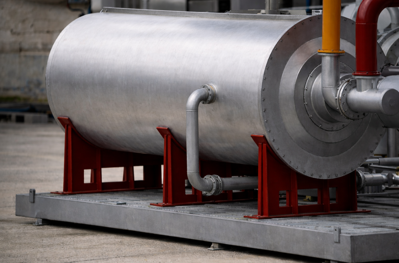 Incinerador TOX para destruição de gases residuais
